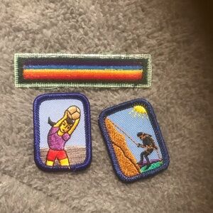 Vibrant Girl Scout Embroidered Patches